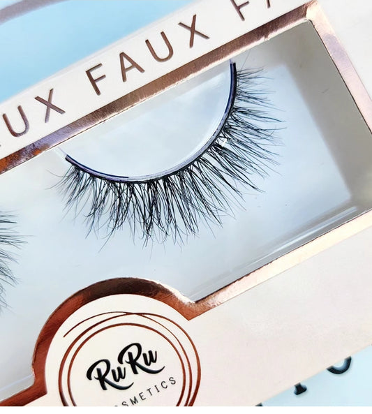 RuRu Cosmetics faux mink lashes. Faux RuRu s the most perfect style for every look and a popular bridal lash.